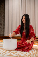 Preview: Meinl Sonic Energy 12" white-frosted Crystal Singing Bowl B3, 440 Hz, Crown Chakra (CSBM12B3) Preview: Meinl Sonic Energy 12" white-frosted Crystal Singing Bowl B3, 440 Hz, Crown Chakra (CSBM12B3)