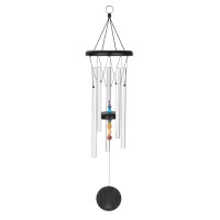 MEINL Sonic Energy Chakra Meditation Chime, 25" / 64 cm, 432 Hz, Silber (CMC25S)