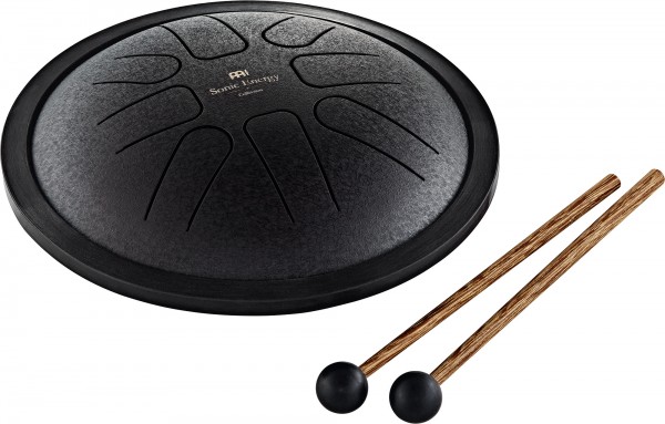 Meinl Sonic Energy 7" Small Steel Tongue Drum, F Moll, 8 Töne, 440 Hz, Schwarz (SSTD1BK)
