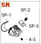 TAMA Rolling Glide Lite Sprocket assembly (HP9N5R)