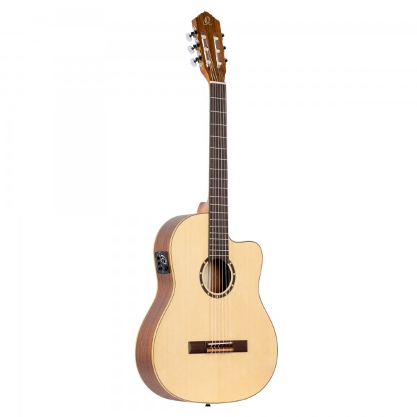 ORTEGA Family Series 4/4 Slim Neck Konzertgitarre 6 String - Fichte / Mahagoni Natur + Bag (RCE125SN)