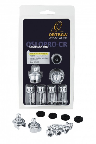 ORTEGA Strap Lock Pin Pro - chrom (OSLOPRO-CR)