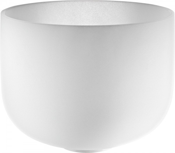 MEINL Sonic Energy Crystal Singing Bowl, white-frosted, 9" / 22 cm, Ton A4, Stirnchakra (CSB9A)