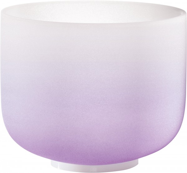 Meinl Sonic Energy 8" color-frosted Crystal Singing Bowl B4, Purple, 440 Hz, Crown Chakra (CSBC8B)