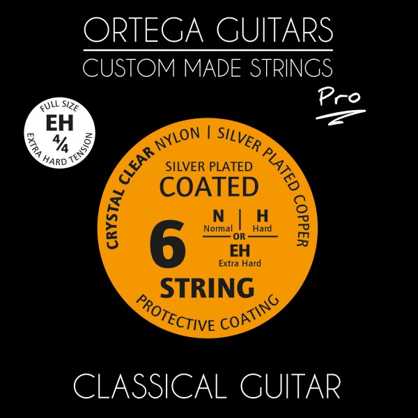 ORTEGA Custom Made Strings Pro 4/4 Mensur - Konzertgitarre 6 String (NYP44EH)