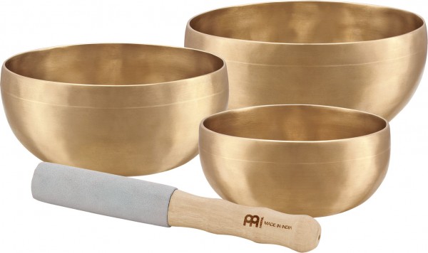 Meinl Sonic Energy 3-teiliges Universal Series Singing Bowl Set - 500/700/750g (SB-U-1950)