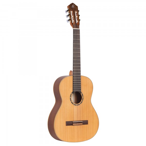 ORTEGA Family Series 4/4 Konzertgitarre 6 String - Zeder / Mahagoni Natur + Bag (R122)