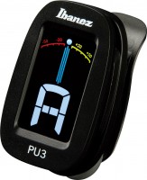 IBANEZ Chromatic / Automatic Clip Tuner - Black (PU3-BK)