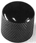 IBANEZ metal snap on type control knob - black for selected ERGODYNE/GIO/RG/SIGNATURE models (4KB1C11B)