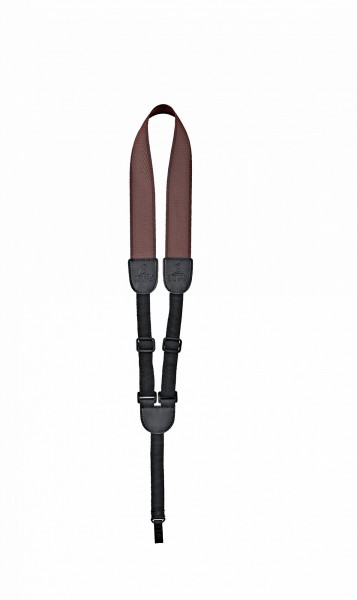 ORTEGA Nylonukulelengurt mit Support Hook - braun (OUSHK-BR)