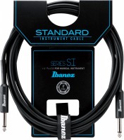 IBANEZ Guitar Instrument Cable - SI Series (Standard) - 2 Straight Plugs - Male - Male, Black - 3,05 m / 10 ft (SI10) IBANEZ Guitar Instrument Cable - SI Series (Standard) - 2 Straight Plugs - Male - Male, Black - 3,05 m / 10 ft (SI10)