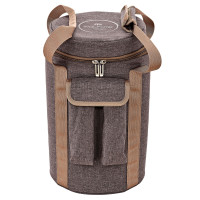 Meinl Sonic Energy 6" Crystal Singing Chalice Bag, for 5.5" to 6" chalices - Brown (CSCB6BR)