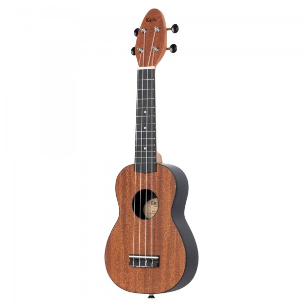 KEIKI K2 Serie Sopran Ukulele Lefty Set - Agathis / Mahogany Natural (K2-MAH-L)