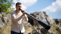 Preview: Meinl Sonic Energy Sliced Pro Didgeridoo - E Tuning - Dot Painted (DDPROFPE) Preview: Meinl Sonic Energy Sliced Pro Didgeridoo - E Tuning - Dot Painted (DDPROFPE)