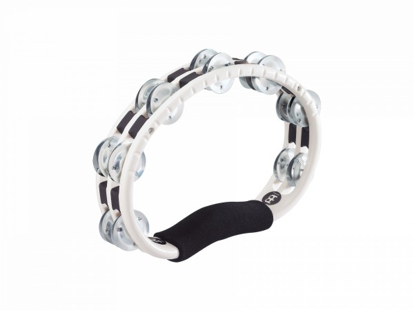 MEINL Percussion Tambourine 2 reihig - Handmodell - weiß (TMT1A-WH)