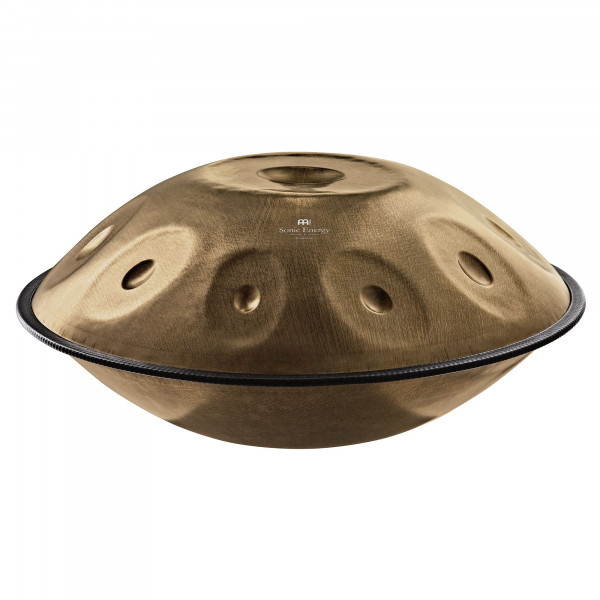 MEINL Sonic Energy Sensory Handpan Stainless Steel D Kurd 10 Notes 440 Hz Vintage Gold HPSTL100 Sensory Handpans Meinl Sonic Energy MEINL Shop