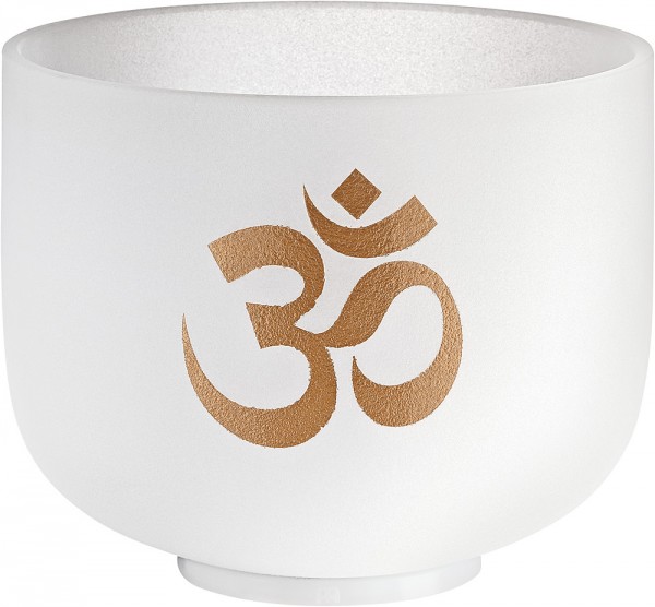 MEINL Sonic Energy Crystal Singing Bowl, white-frosted, 8" / 20 cm, Note C#5, OM (CSB8OM)