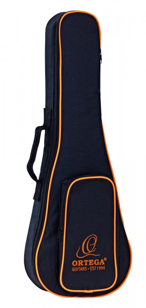 ORTEGA Economy Series Pineapple-Ukulele-Bag - Black/Orange (OUBSTD-PINE)