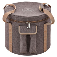Meinl Sonic Energy 12" Crystal Singing Bowl Bag, for 11" & 12" bowl - Brown (CSBB12BR)