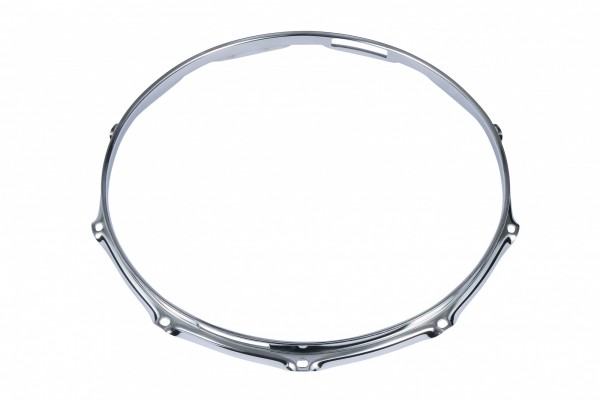 TAMA 2.3mm Steel Mighty Hoop 14" 10-Hole - Chrome Snare Side (MFM14S-10)