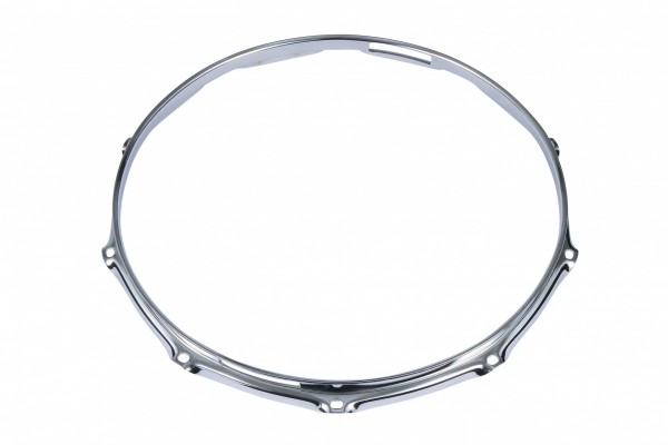 TAMA 2.3mm Steel Mighty Hoop 14" 10-Loch - Chrome Snare Side (MFM14S-10)