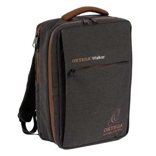 ORTEGA Rucksack "Walker" - grau /braun (OWBP)