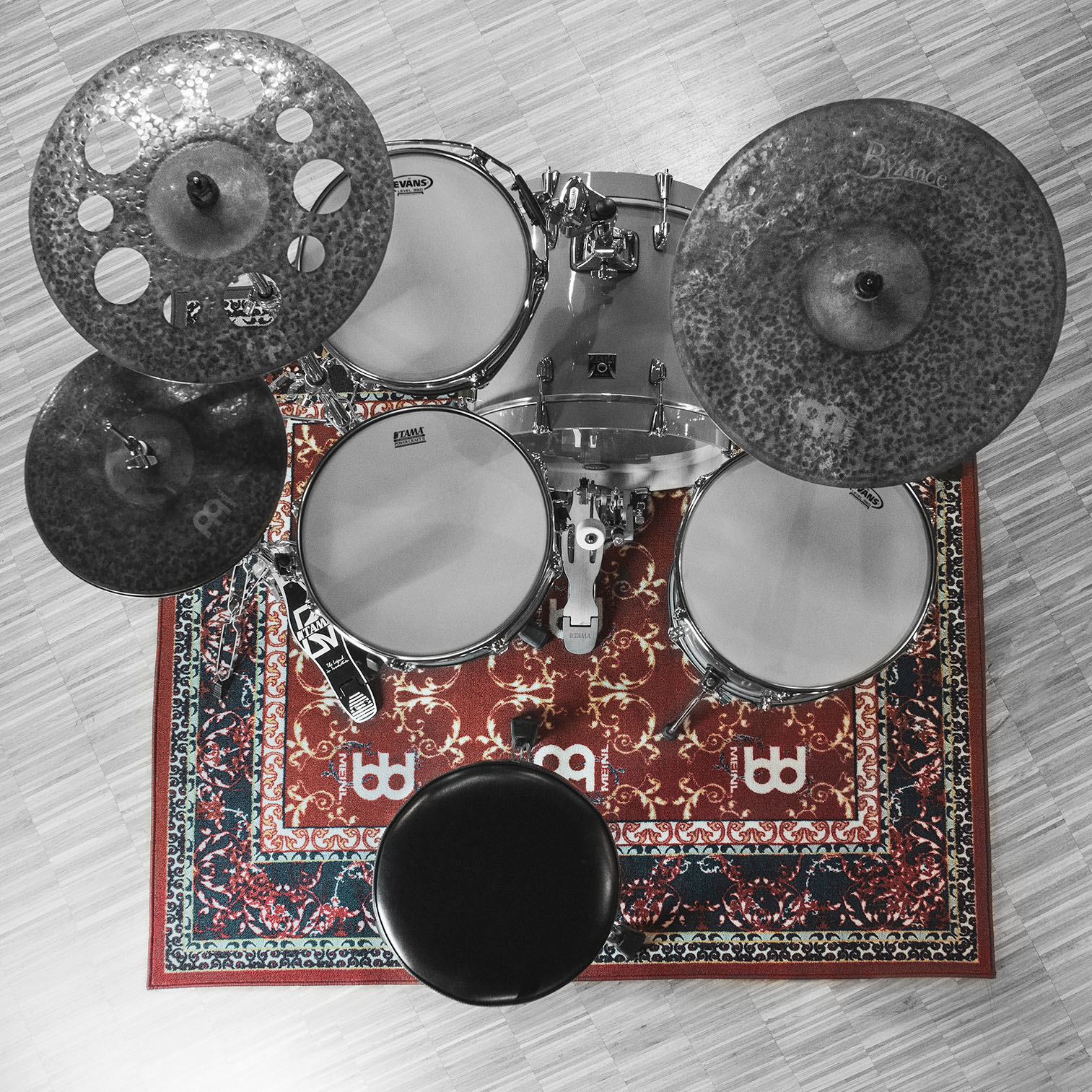 The Meinl drum rugs – Where function meets style