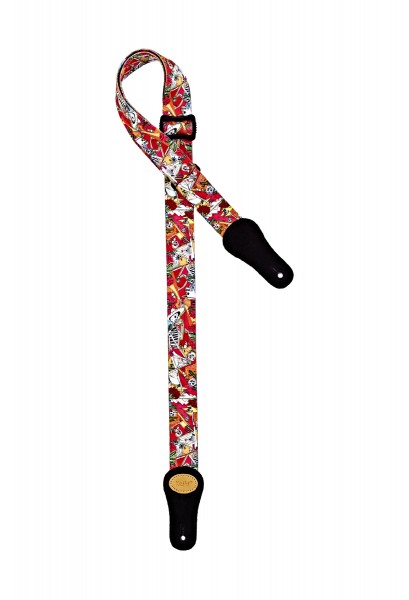 KEIKI Designer Series Nylon Ukulele Strap - "El Muerto" (KNS-EM-U)