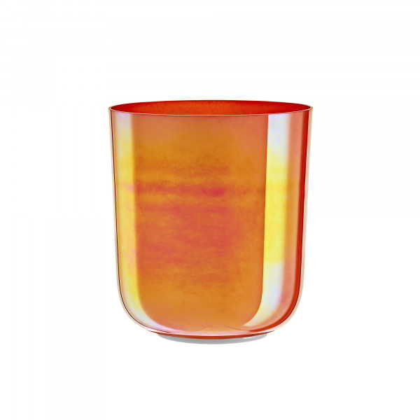 MEINL Sonic Energy Essence Crystal Singing Bowl, 6,7"/17 cm, Ton C4, Orange, Wurzelchakra (ECSB67C4OR)