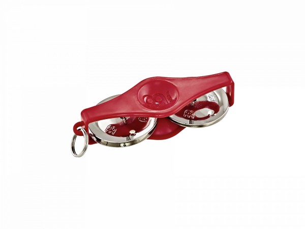 MEINL Percussion Key Ring Tambourine - red (KRT-R)