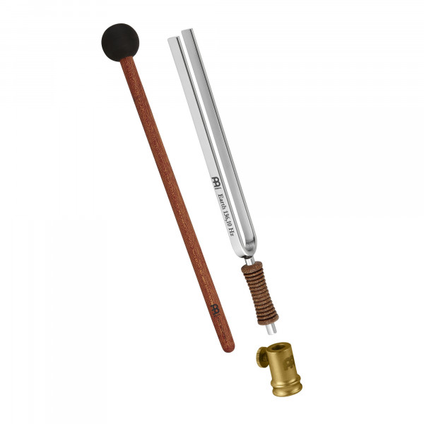 MEINL Sonic Energy Bundle "Earth-Year/Om - Tuning Fork, Vibration Foot and Mallet - 136.10 Hz (TF-E-BUNDLE)