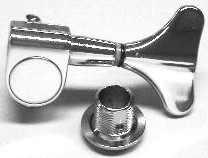 IBANEZ machine head set GB7C (L3/R2) - chrome black for 5-string basses (2MH1CB232C)
