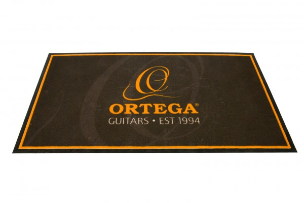 ORTEGA Anti-Rutsch Stage Teppich - 140 x 80 cm Black/Logo (ORUG)