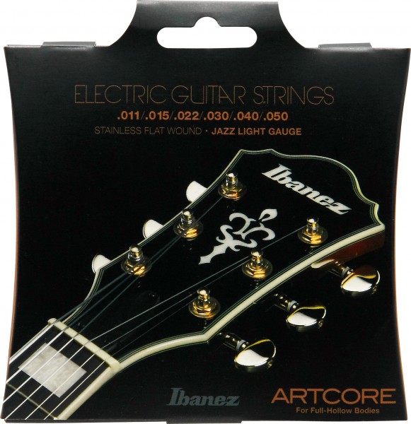 IBANEZ String Set for Artcore 6 String E-Guitar - Jazz Light (IFAS6SL)