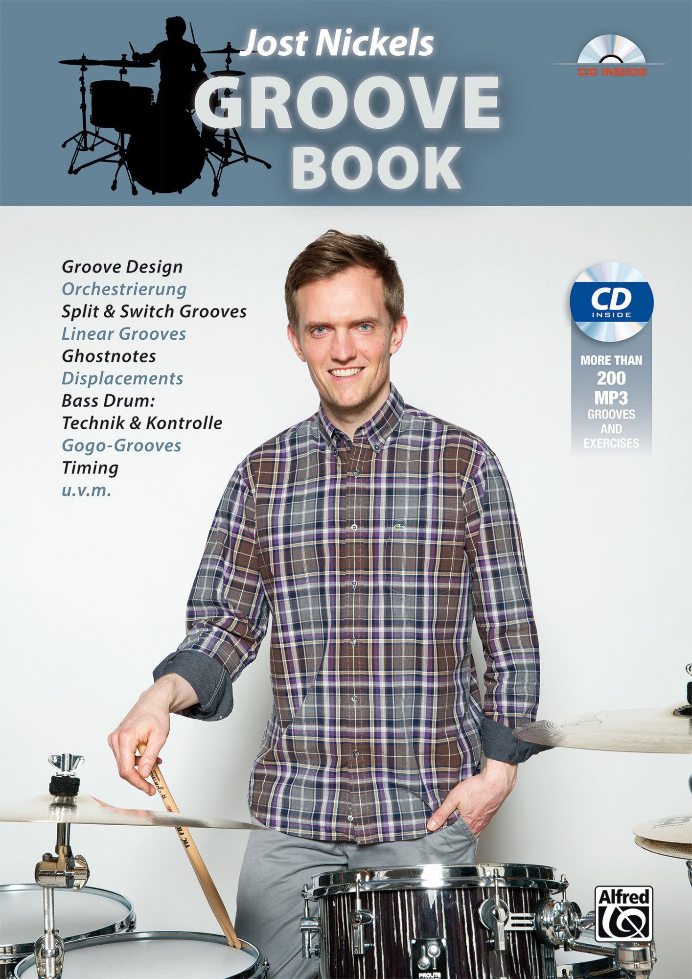 Jost Nickel Groove Book textbook incl. MP3 CD German JNICKELGB 1 Method Books Media Meinl Cymbals MEINL Shop
