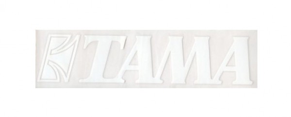 Tama sticker white - 24,5 cm x 7 cm (TLS100WH)