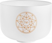 MEINL Sonic Energy Solfeggio Crystal Singing Bowl, Sol 741 Hz, 10" / 25 cm, Halschakra (SOLCSB10-741)