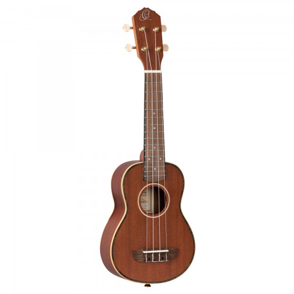 ORTEGA Timber Series Soprano Ukulele 4 String - Mahogany Natural + Bag (RU10)