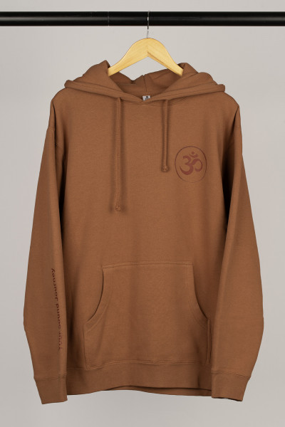 Meinl Sonic Energy Hoodie Saddle with dark brown front, back & sleeve print (SE-HO-SAD)