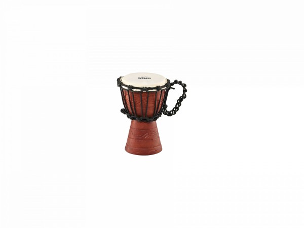 NINO Percussion Water Rythm Series Original African Style Rope Tuned Wood Djembe - 4 1/2" (NINO-ADJ2-XXS)