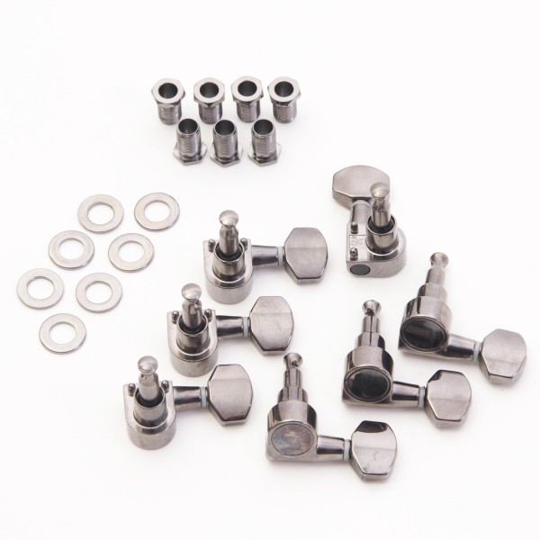 IBANEZ die-cast machine head set R*7 - cosmo black for XPT707FX-GCM (2MH1CG2R7K)