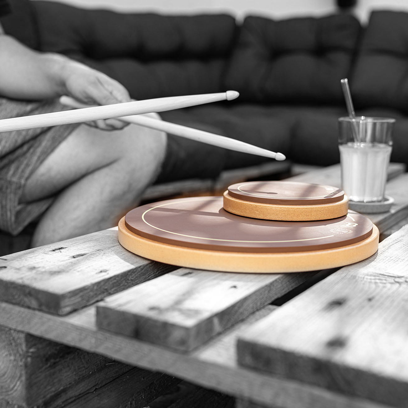 Build speed, power and precision with the Meinl Stick and Brush Practice Pads