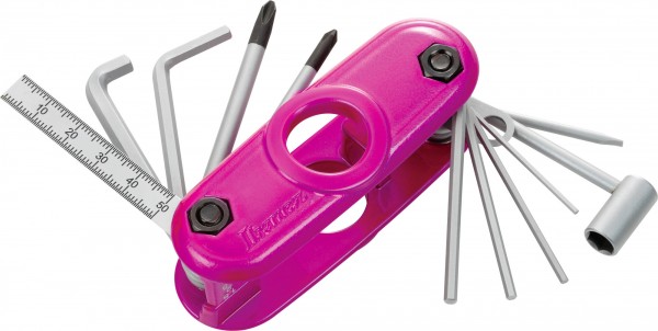 IBANEZ Multi-Tool - 11 Werkzeuge in Einem - Metallic Pink - Limited Edition (MTZ11-MPK)