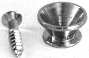 Strap Pin Chrome, diameter 13,7mm, H=7,7mm, amongst others suitable for RMAE20BK, RMAE20LBK - chrom (OER-21000)