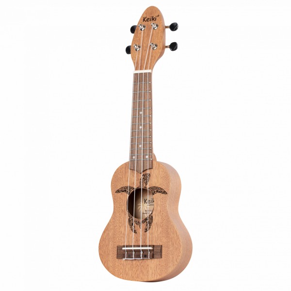 KEIKI K1 Serie Sopranino Ukulele 4 String Lefty - Okoume Natural Mahogany (K1-MM-L)