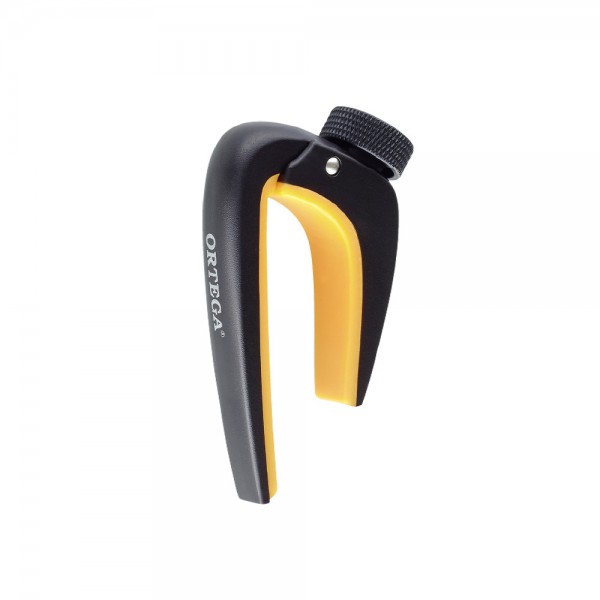 ORTEGA Capo Spider Monkey - For Curved Fretboard up to 52mm at nut (SMCPADCV-SBK)