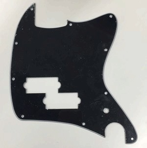 IBANEZ Pickguard for TMB100 E-Bass - black 3ply (4PGBTMB1-BWB)