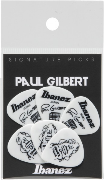 IBANEZ Picks Signature Series - Paul Gilbert - 6 Stück (B1000PG-WH)