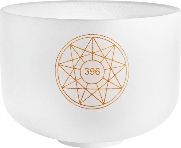 MEINL Sonic Energy Solfeggio Crystal Singing Bowl, Ut 396 Hz, 10" / 25 cm, Wurzelchakra (SOLCSB10-396)