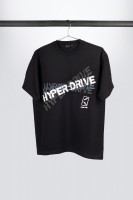 Tama t-shirt in black with "Hyperdrive" front- and backprint (TT108) Tama t-shirt in black with "Hyperdrive" front- and backprint (TT108)